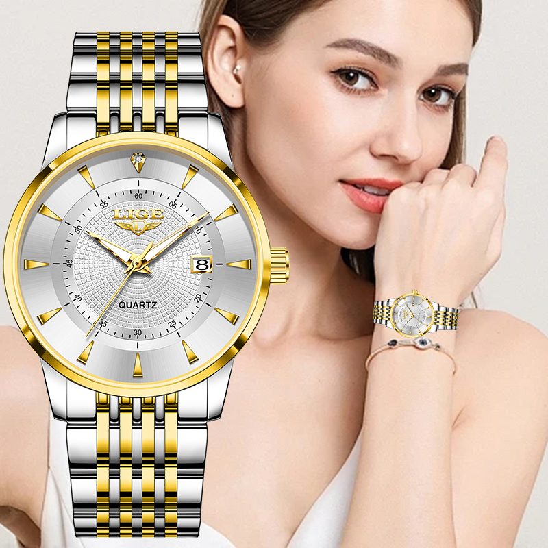 Luxury Watch For Women - Relojes LIGE de cuarzo informales con
