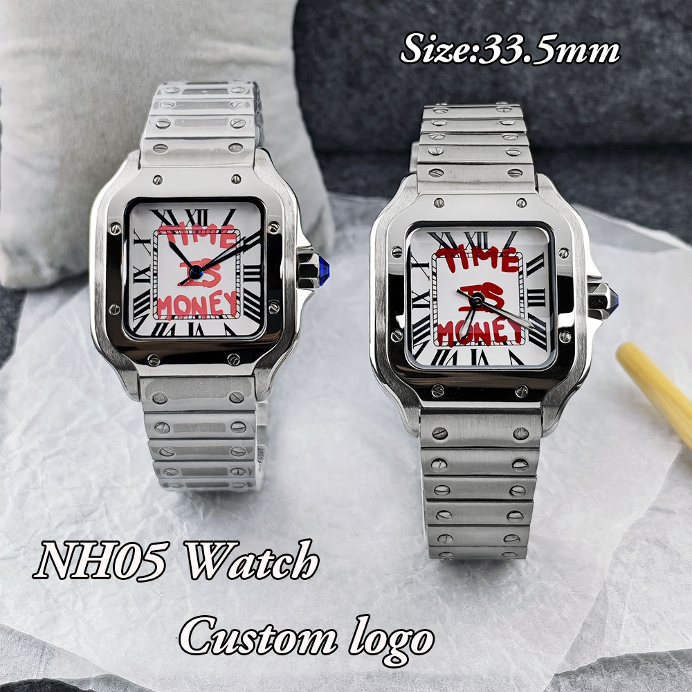 Luxury Watch Logo - Nuevo reloj cuadrado NH05, reloj Time