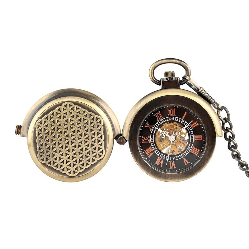 Luxury Watch Nice - Reloj de bolsillo mecánico Vintage para