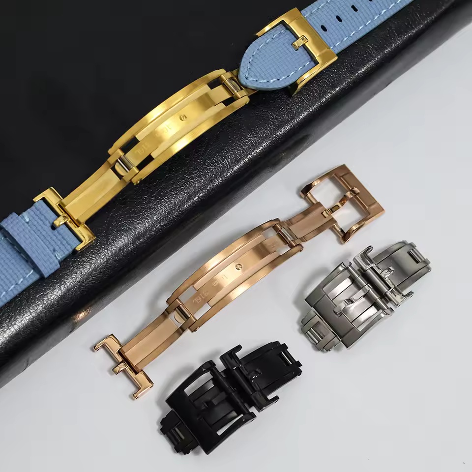Luxury Watch Grade - Cierre Desplegable de Resorte Premium para