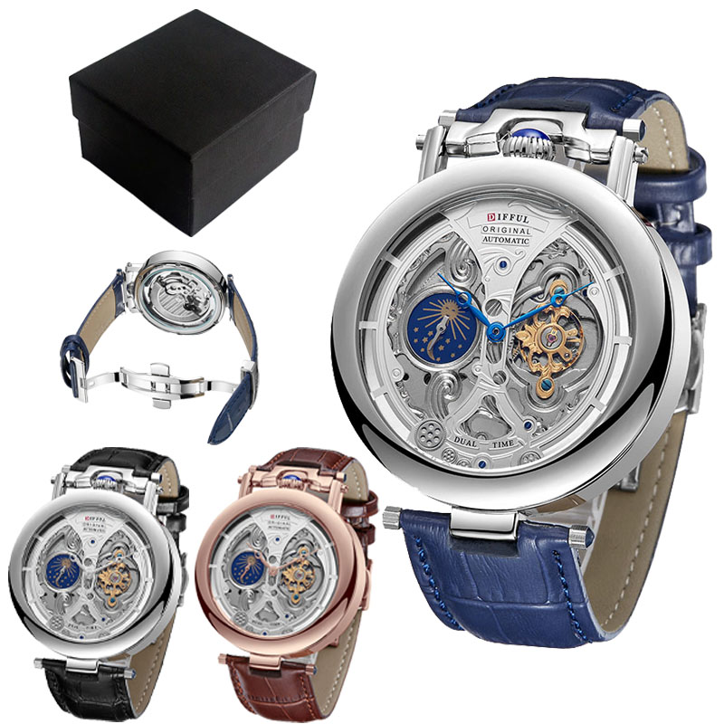 Luxury Watch On Sale - Reloj de pulsera mecánico ahuecado con