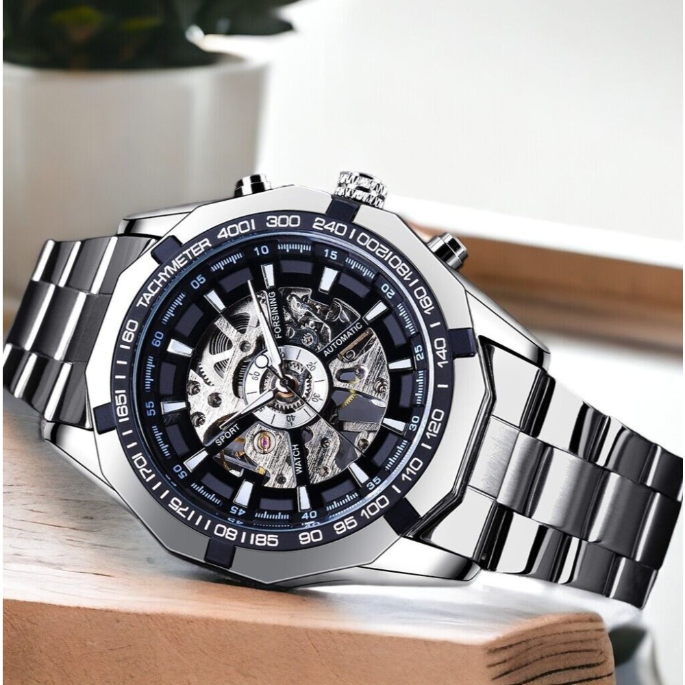 Luxury Watch Nice - Reloj mecánico de lujo con correa