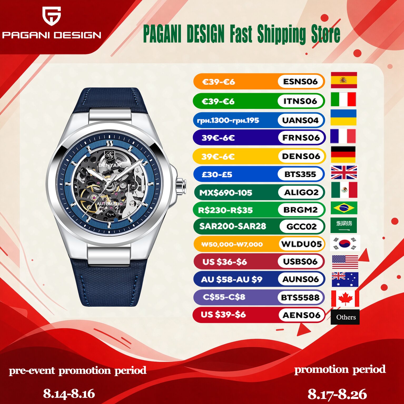 Luxury Watch On Sale - Reloj de vestir automático de lujo