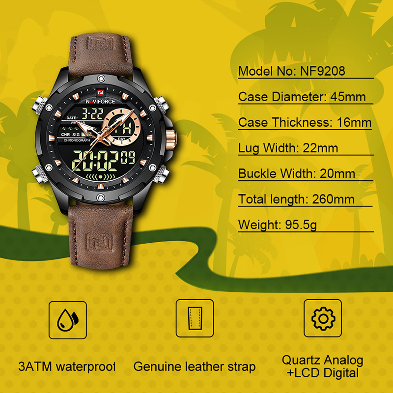 Luxury Watch Manufacturers - Nuevo Reloj NAVIFORCE para Hombre, Cuarzo,