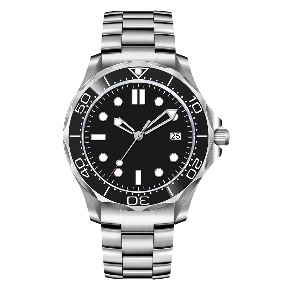 Luxury Watch Logo - Reloj nh35 con logotipo personalizado, esfera