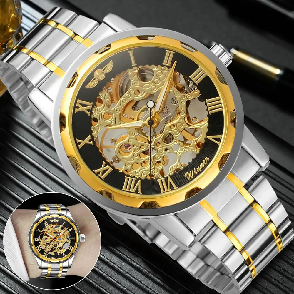 Luxury Watch Nice - Reloj de pulsera con movimiento mecánico
