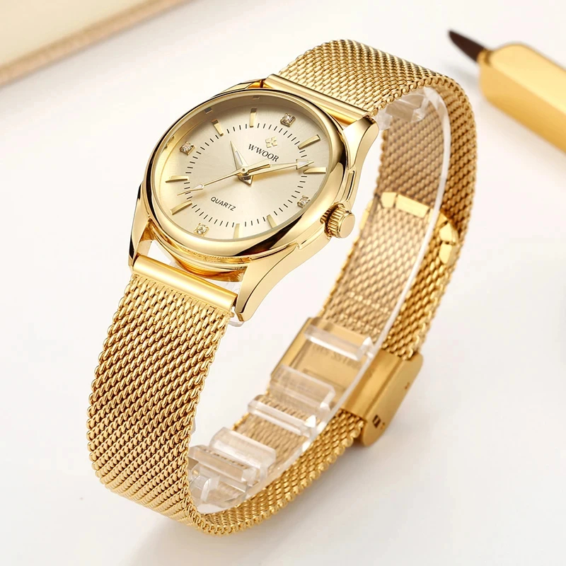 Luxury Watch Index - WWOOR, reloj dorado de marca de