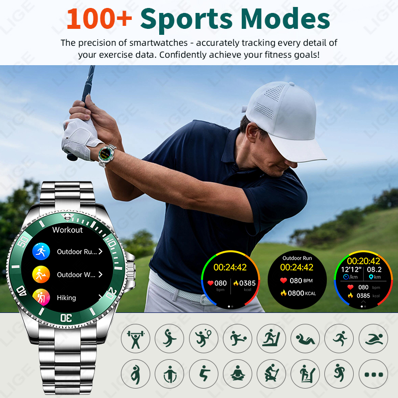 LIGE nuevo reloj inteligente p - Luxury Watch In The World reseña y precio