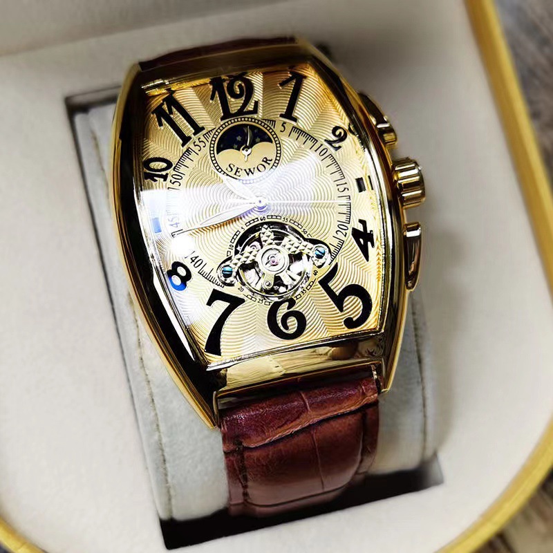 SEWOR-reloj mecánico de Tourbi - Luxury Watch On Sale reseña y precio