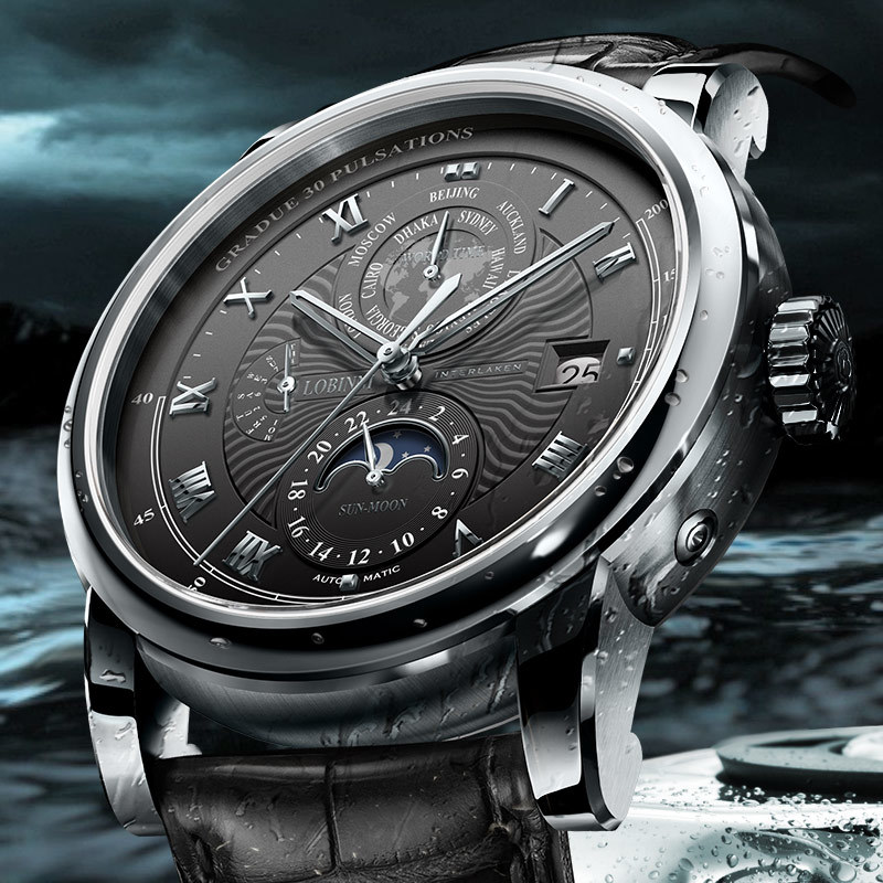 Nueva marca de lujo LOBINNI Se - Luxury Watch In The World reseña y precio