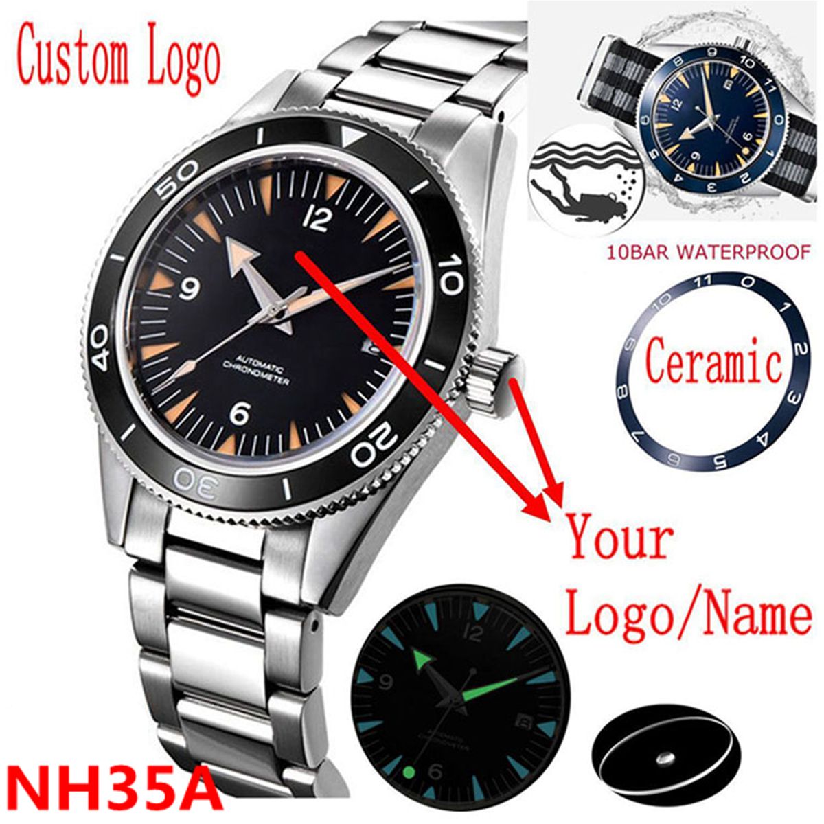 Reloj con movimiento NH35 con  - Luxury Watch Exchange reseña y precio