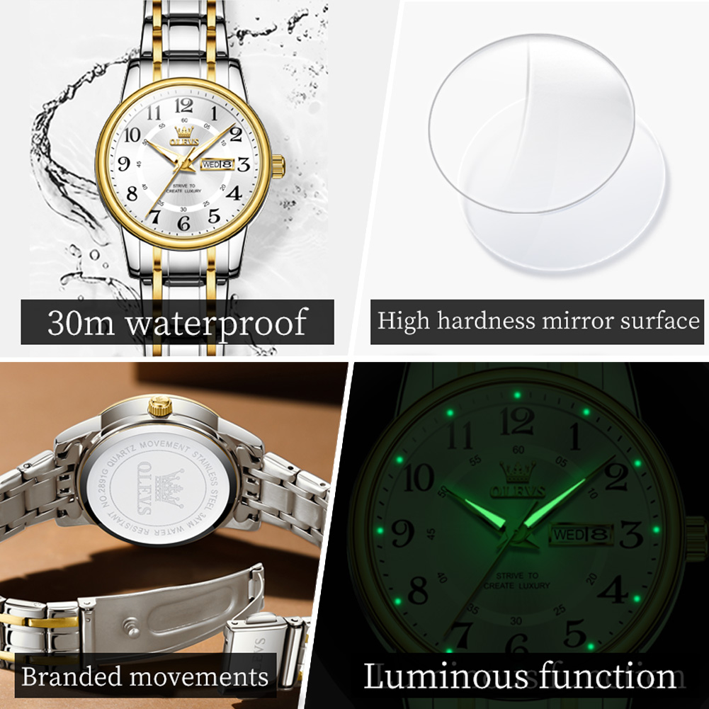 OLEVS 2891 relojes de marca de - Luxury Watch Cheap reseña y precio