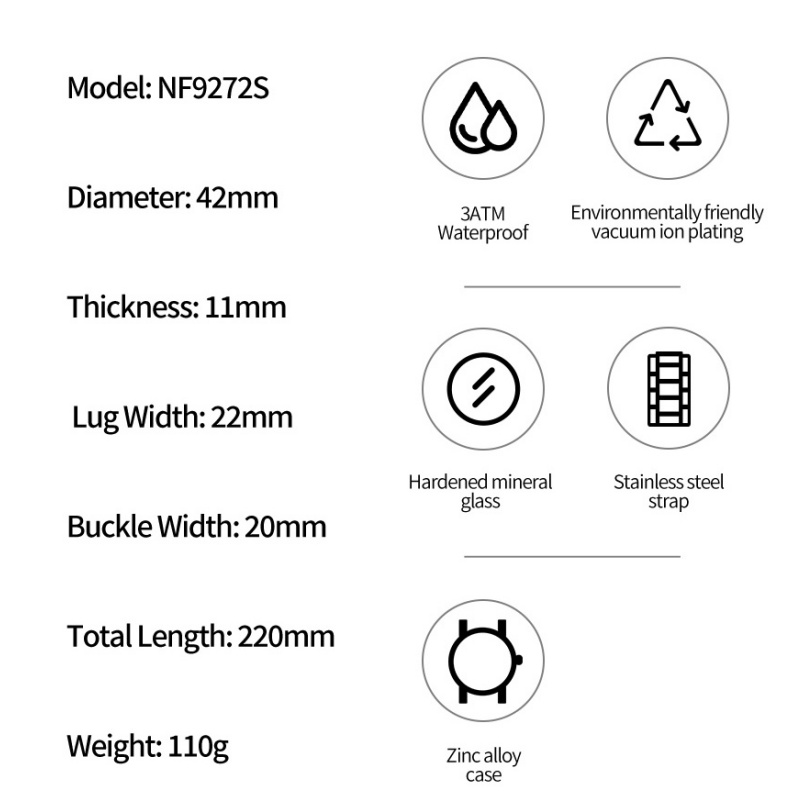 Reloj de Pulsera NAVIFORCE par - Quiet Luxury Watch Men reseña y precio