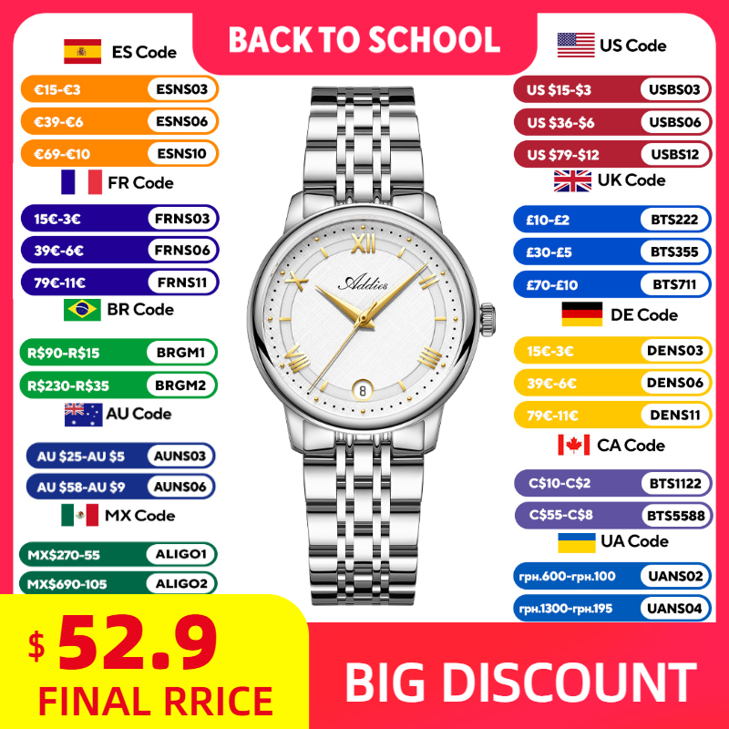 Relojes ADDIES elegantes de cu - Luxury Watch Case Travel reseña y precio