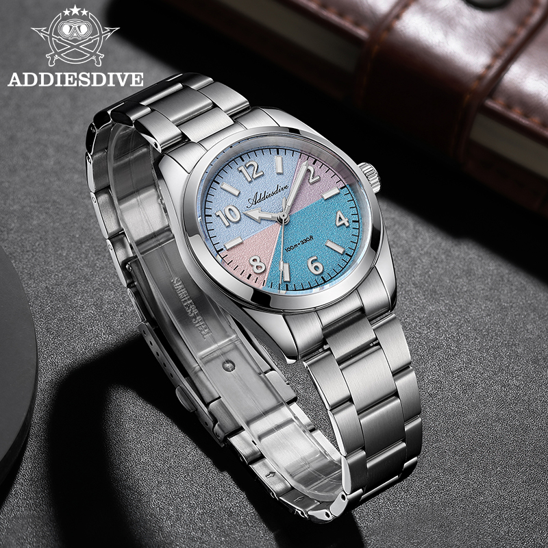 Reloj ADDIESDIVE de cristal de - Luxury Watch Case Travel reseña y precio