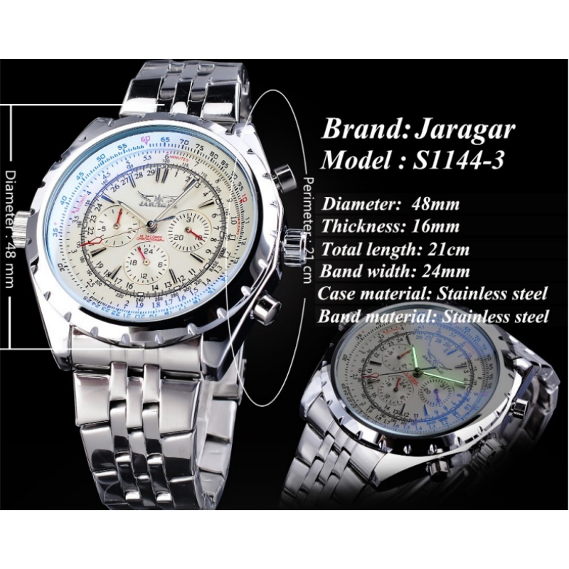JARAGAR 212 elegantes relojes  - Minute Repeater Watch reseña y precio