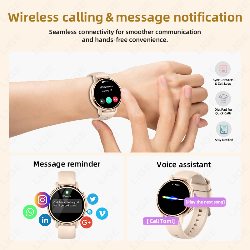 Reloj inteligente LIGE 2026 pa - Luxury Watch In The World reseña y precio