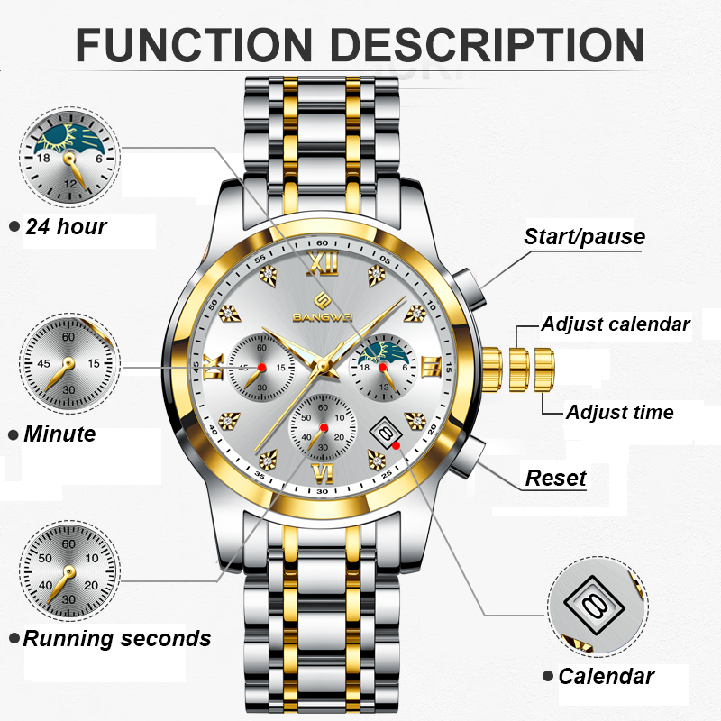 BANGWEI, nuevo reloj de lujo c - Luxury Watch For Women reseña y precio