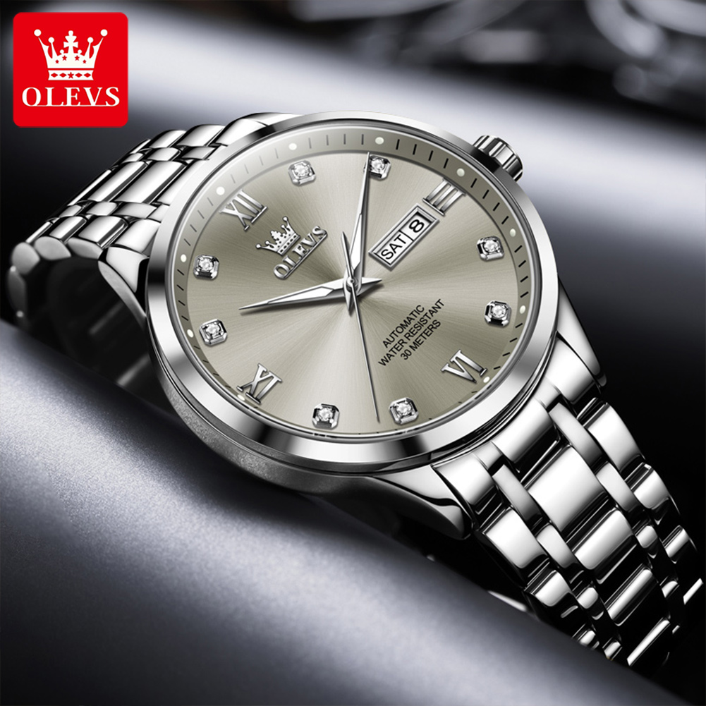 OLEVS-Reloj de pulsera para ho - Luxury Watch Manufacturers reseña y precio