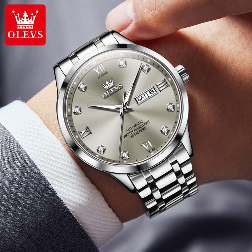 OLEVS-Reloj de pulsera para ho - Luxury Watch Manufacturers reseña y precio
