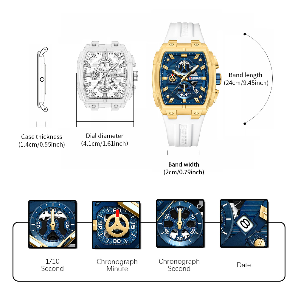Reloj CURREN de Lujo Vintage p - Luxury Watch Exchange reseña y precio