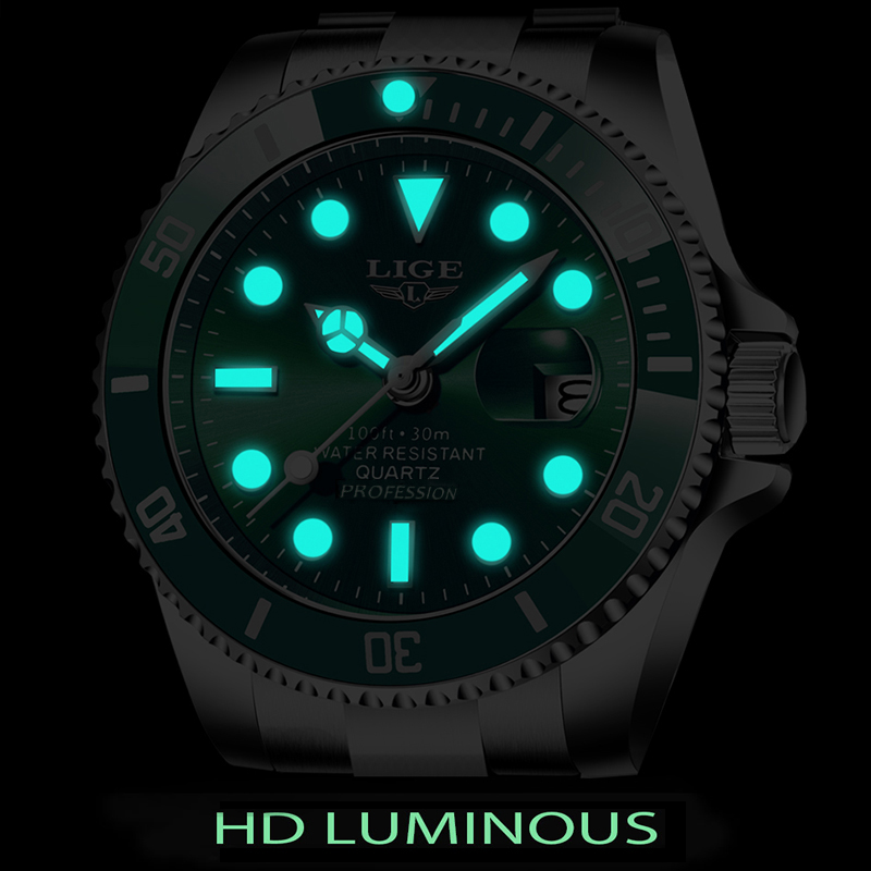 Reloj de buceo LIGE de lujo a  - Luxury Watch Manufacturers reseña y precio