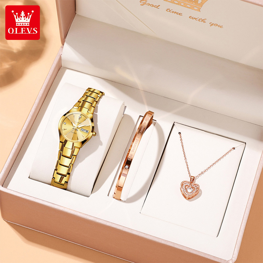 OLEVS reloj de mujer 8697 relo - Luxury Watch For Women reseña y precio