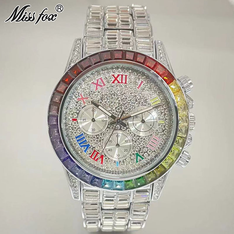 MISSFOX-Reloj de pulsera de lu - Luxury Watch Manufacturers reseña y precio