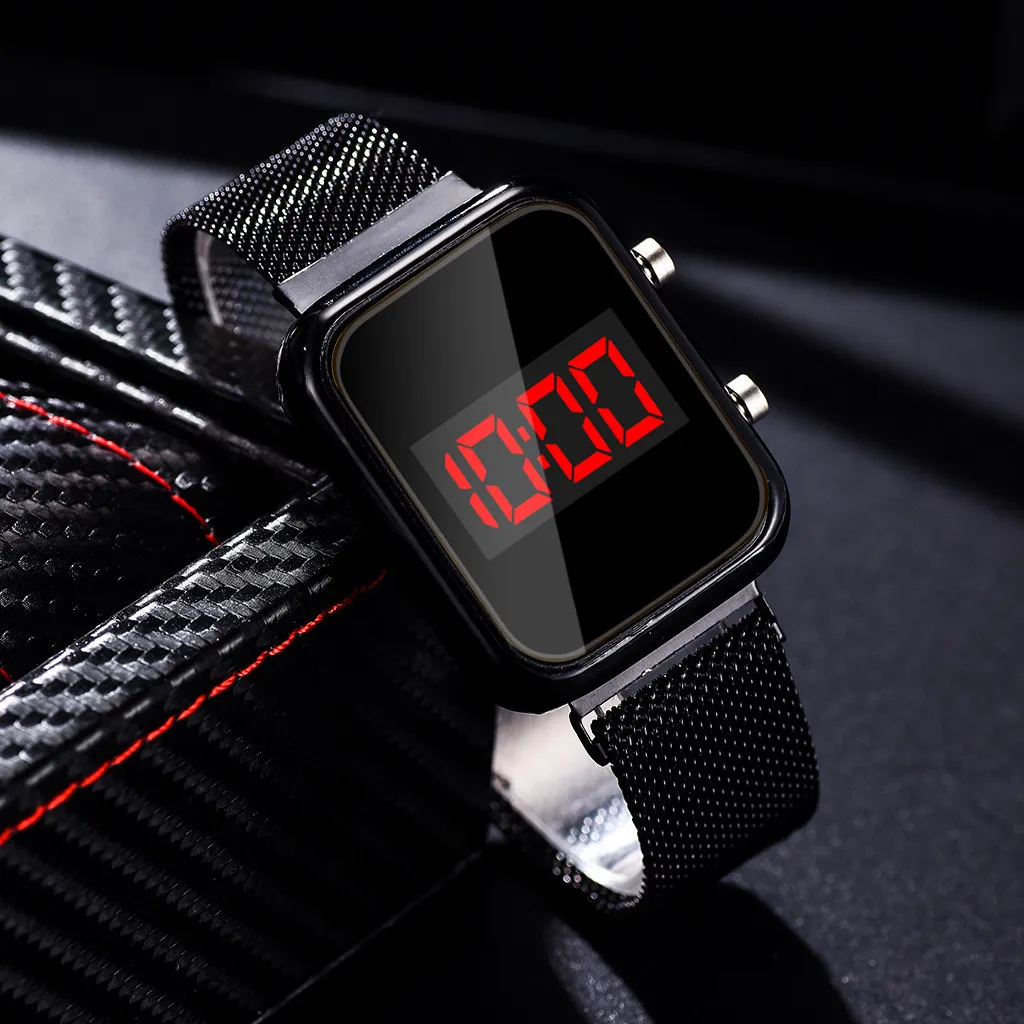 Relojes digitales LED rectangu - Luxury Watch Exchange reseña y precio