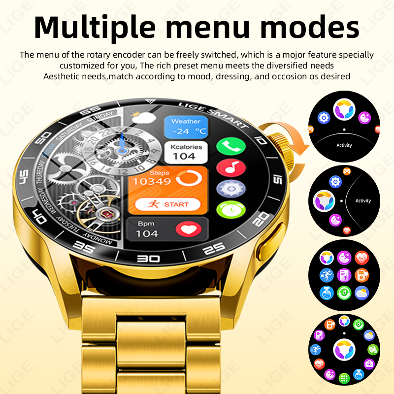 Reloj inteligente LIGE de lujo - Luxury Watch In The World reseña y precio