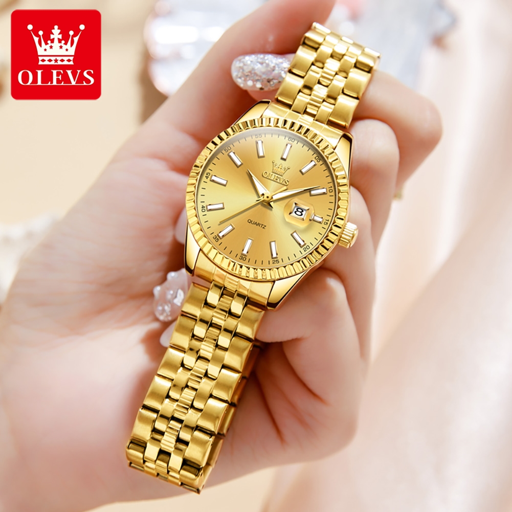 OLEVS-reloj de cuarzo para muj - Luxury Watch Cheap reseña y precio
