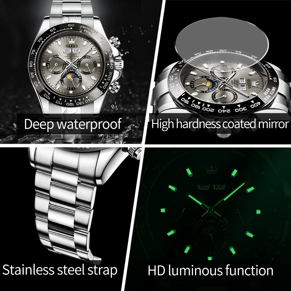OLEVS 6654 reloj de lujo para  - Luxury Watch On Sale reseña y precio