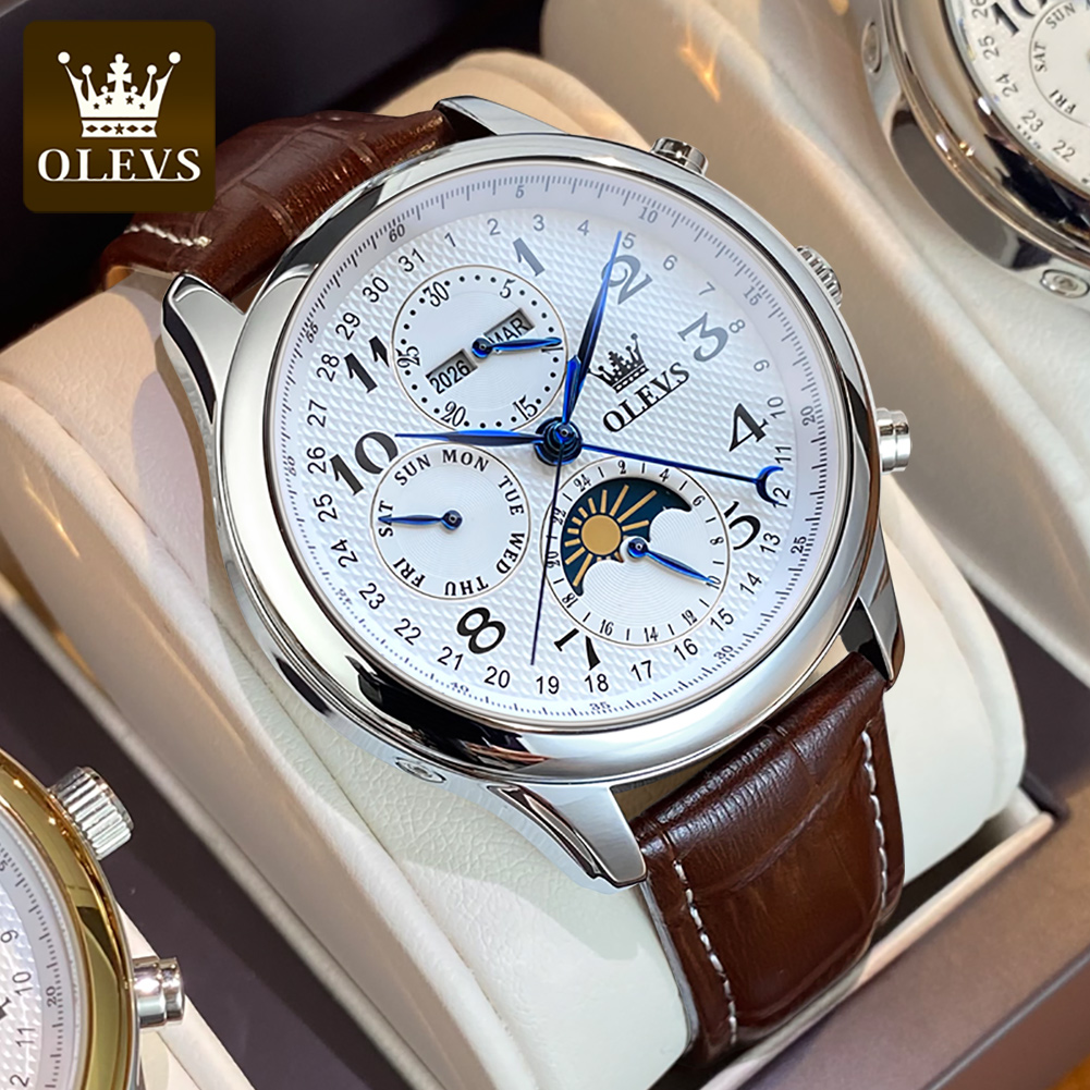 Relojes OLEVS 6667 con Fase Lu - Luxury Watch On Sale reseña y precio