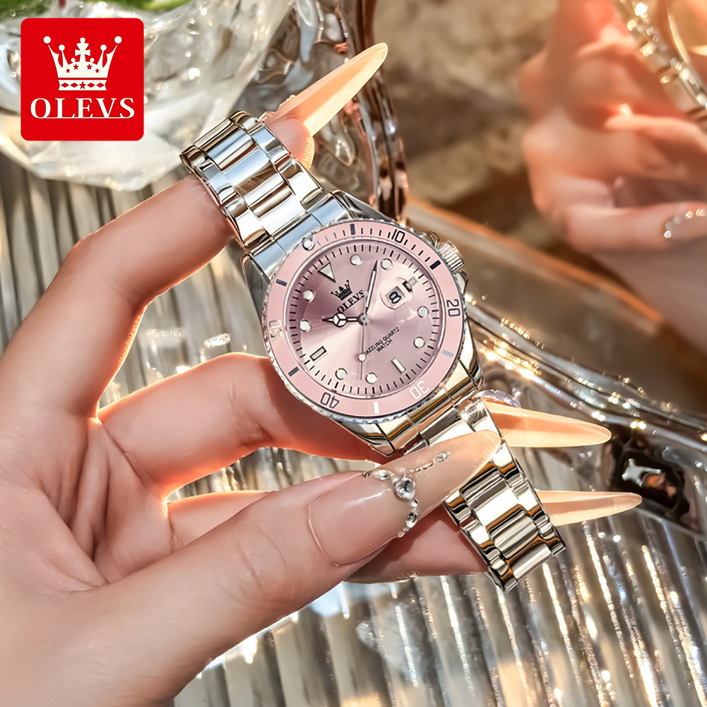 OLEVS-relojes de cuarzo de luj - Luxury Watch Cheap reseña y precio