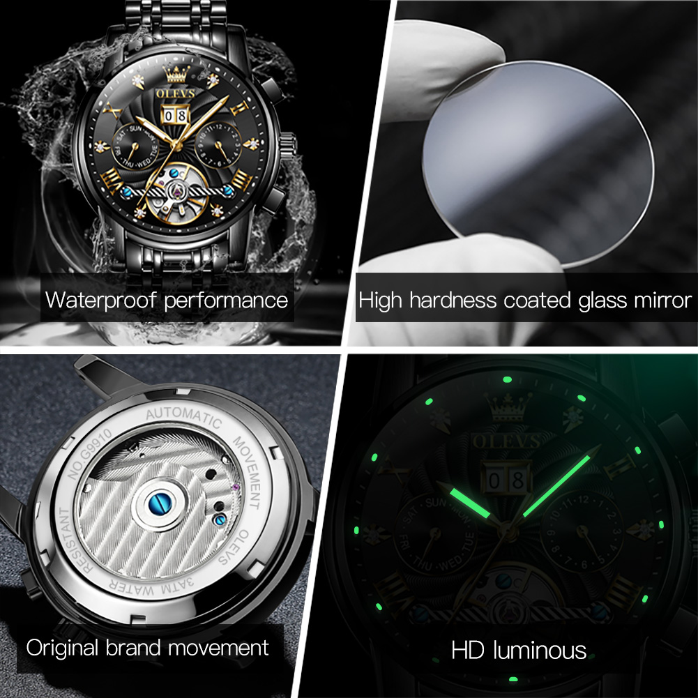 OLEVS Relojes clásicos para ho - Luxury Watch On Sale reseña y precio