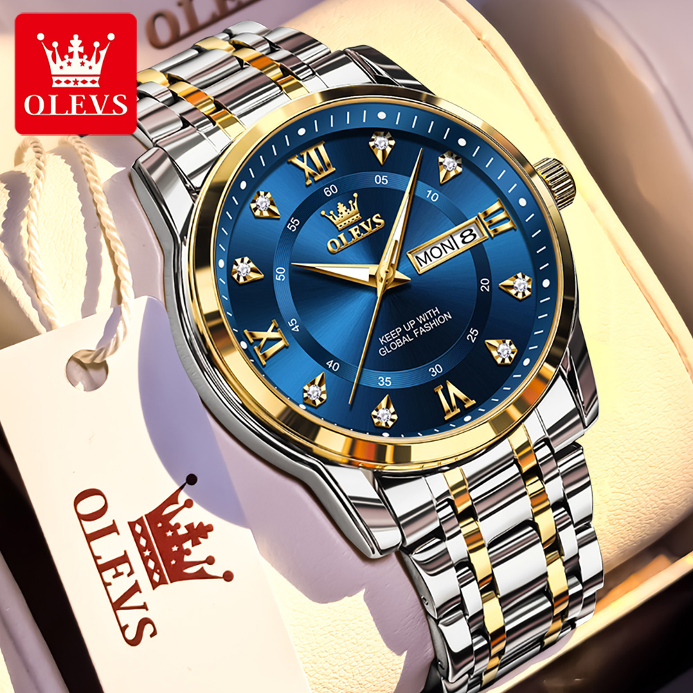 Marca OLEVS, relojes de moda p - Luxury Watch Cheap reseña y precio