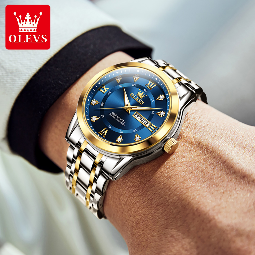 Marca OLEVS, relojes de moda p - Luxury Watch Cheap reseña y precio