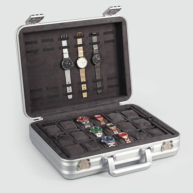 Caja de reloj de lujo de alumi - Luxury Watch Case Travel reseña y precio