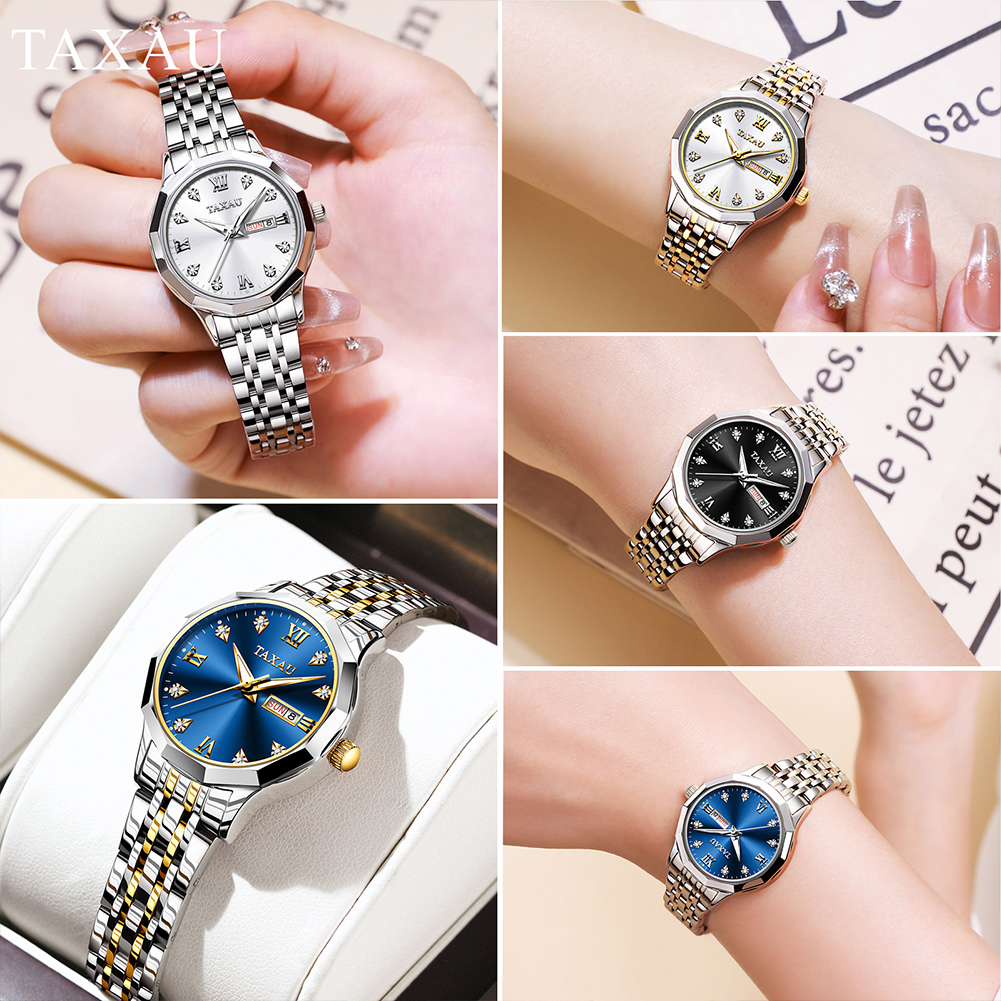 OLEVS, reloj dorado a la moda  - Luxury Watch Cheap reseña y precio