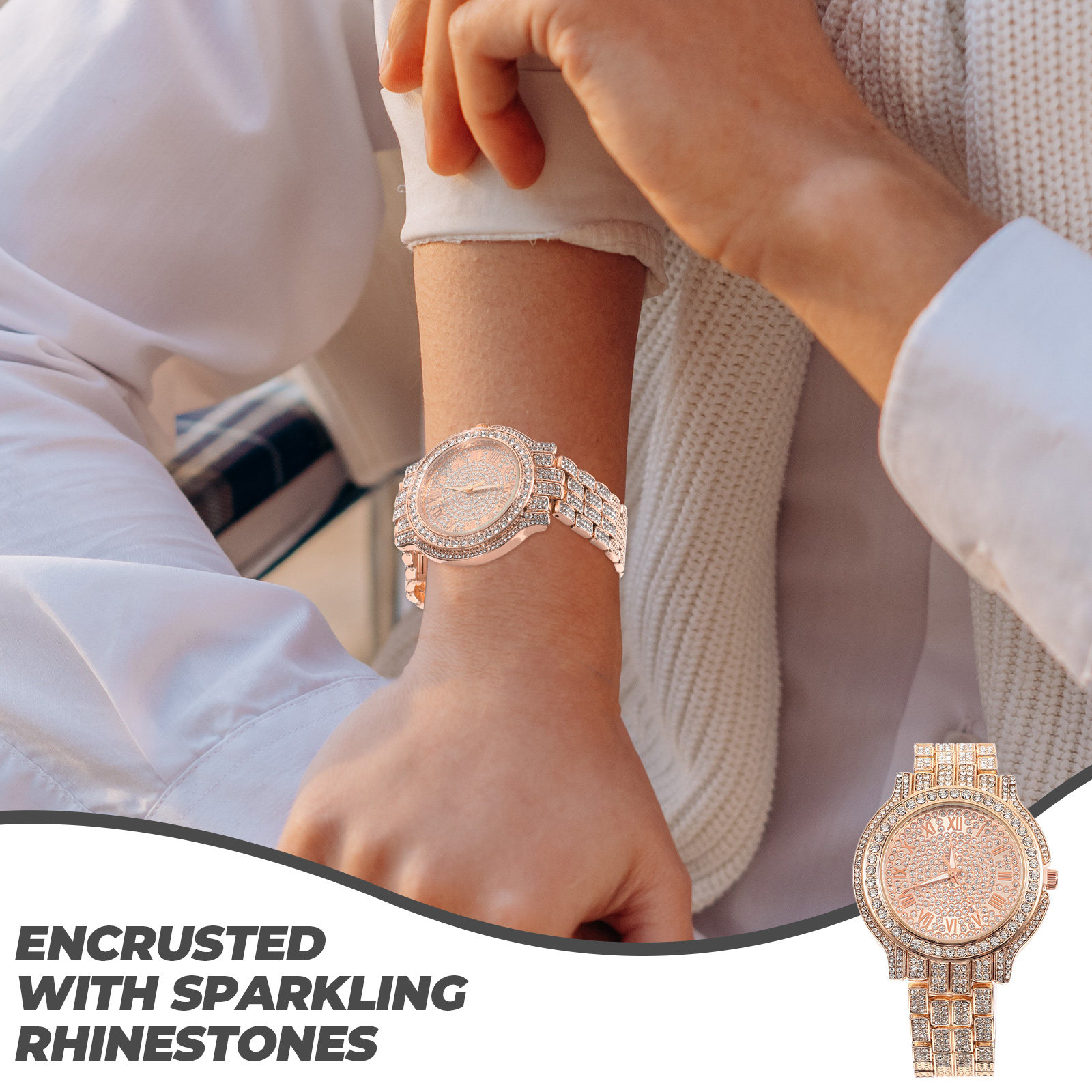 Reloj de pulsera con diamantes - Luxury Watch Grade reseña y precio