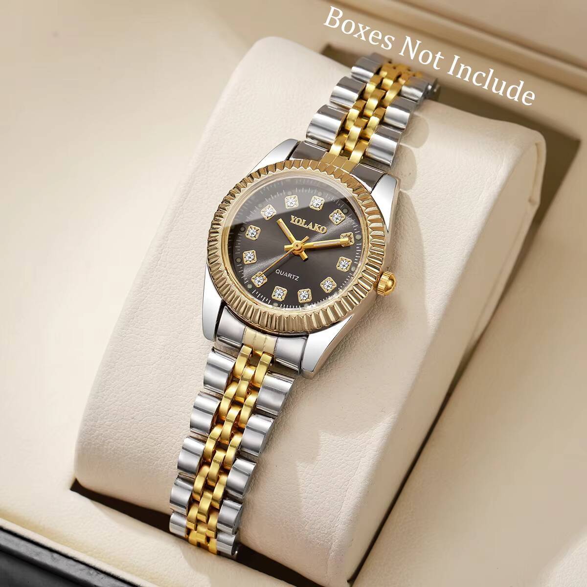 Reloj de cuarzo con diamantes  - Luxury Watch Case Travel reseña y precio