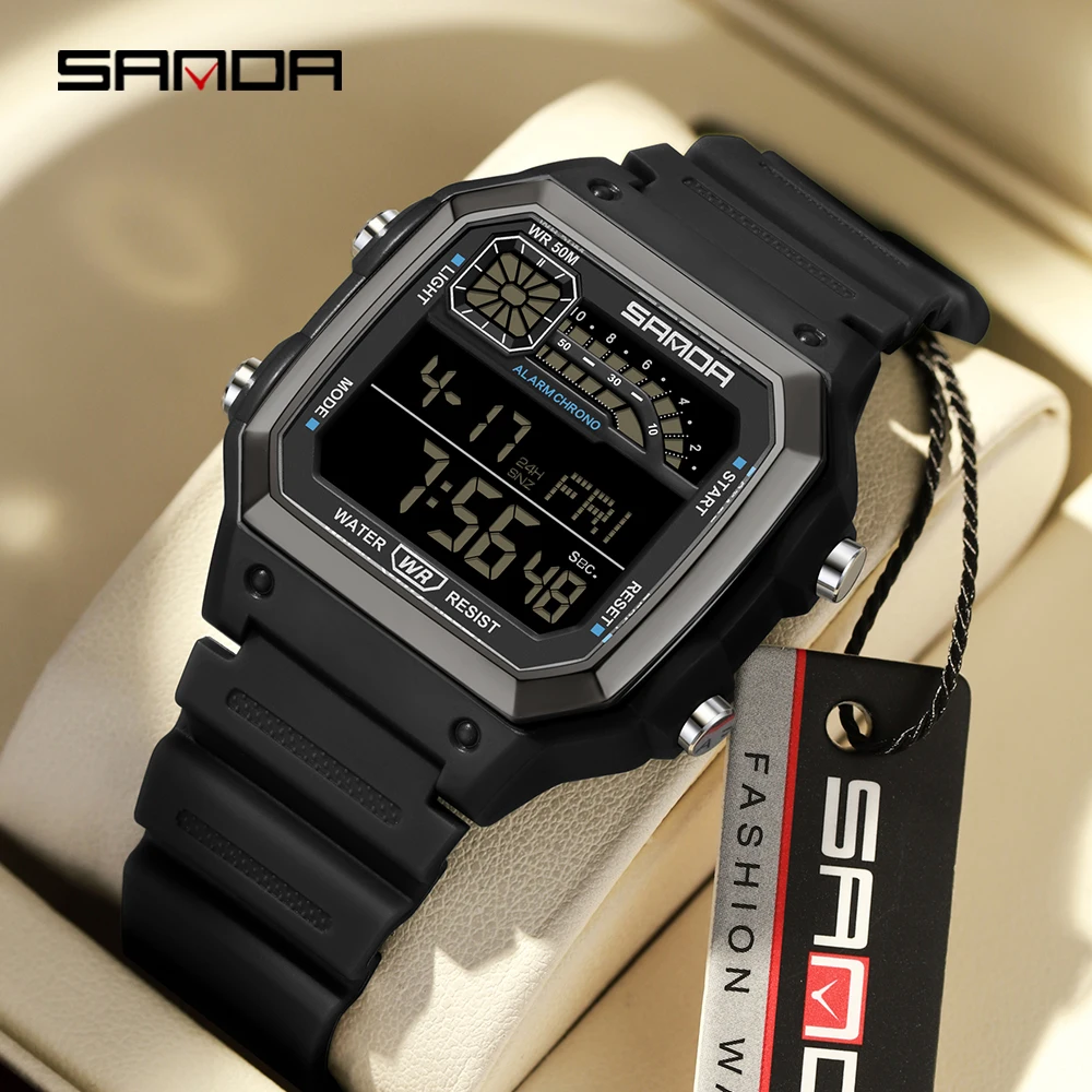 Reloj electrónico SANDA 6196,  - Minute Repeater Watch reseña y precio