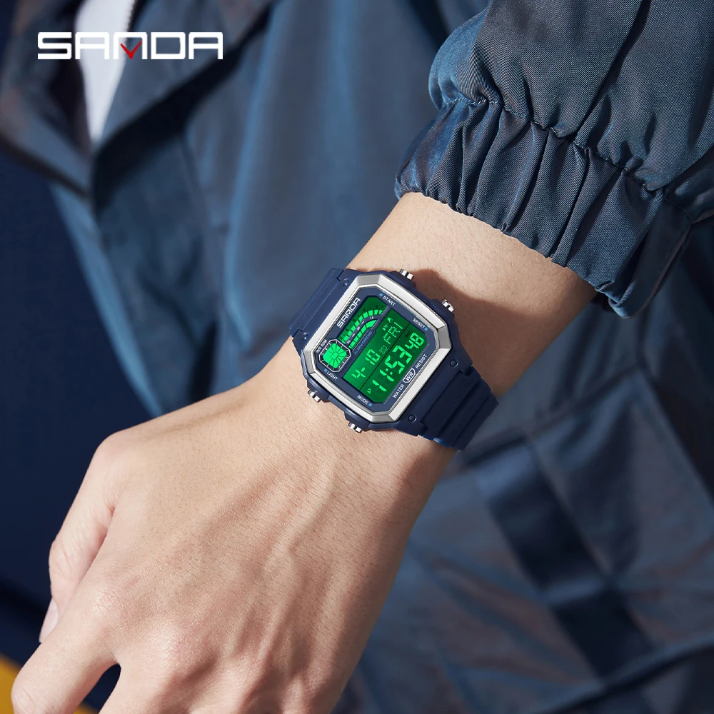 Reloj electrónico SANDA 6196,  - Minute Repeater Watch reseña y precio