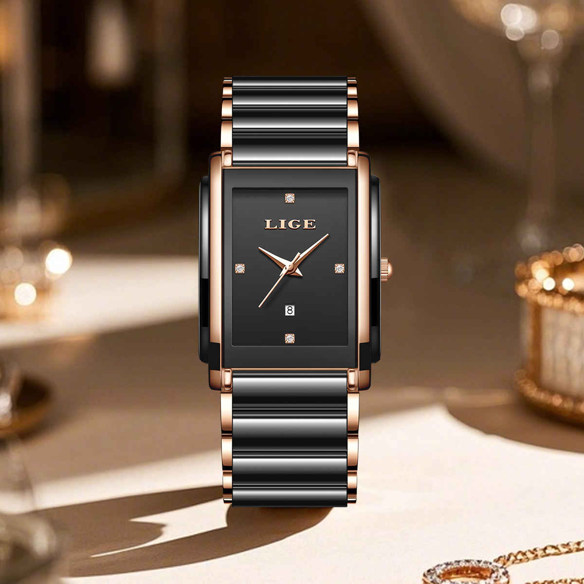 Relojes LIGE elegantes a la mo - Luxury Watch Case Travel reseña y precio