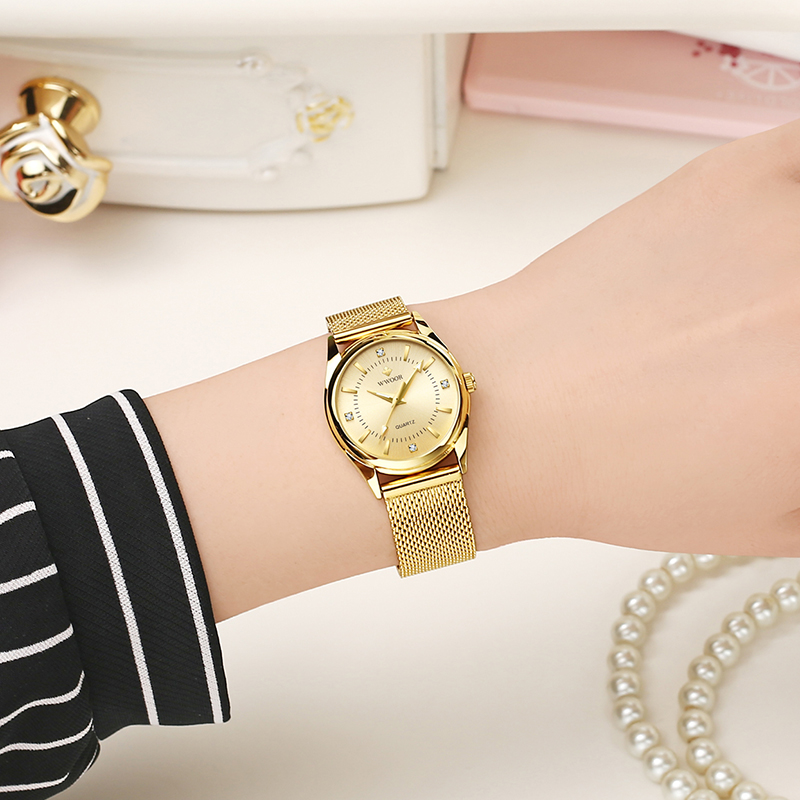 WWOOR, reloj dorado de marca d - Luxury Watch Index reseña y precio