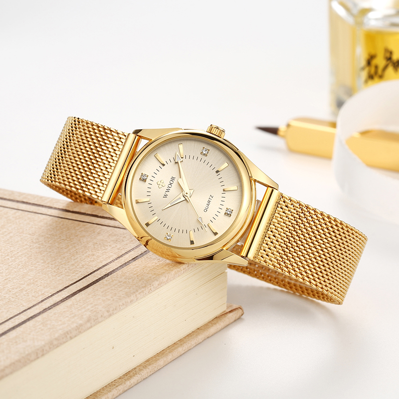 WWOOR, reloj dorado de marca d - Luxury Watch Index reseña y precio