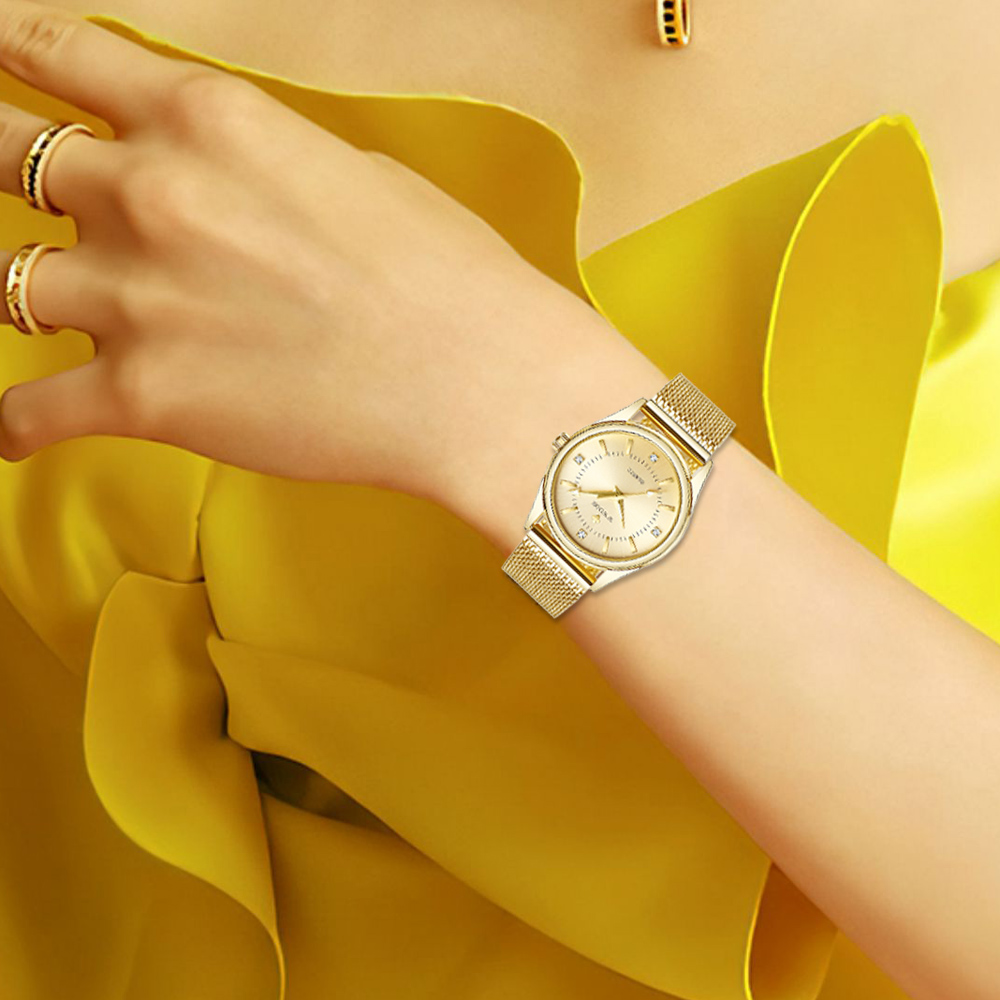 WWOOR, reloj dorado de marca d - Luxury Watch Index reseña y precio