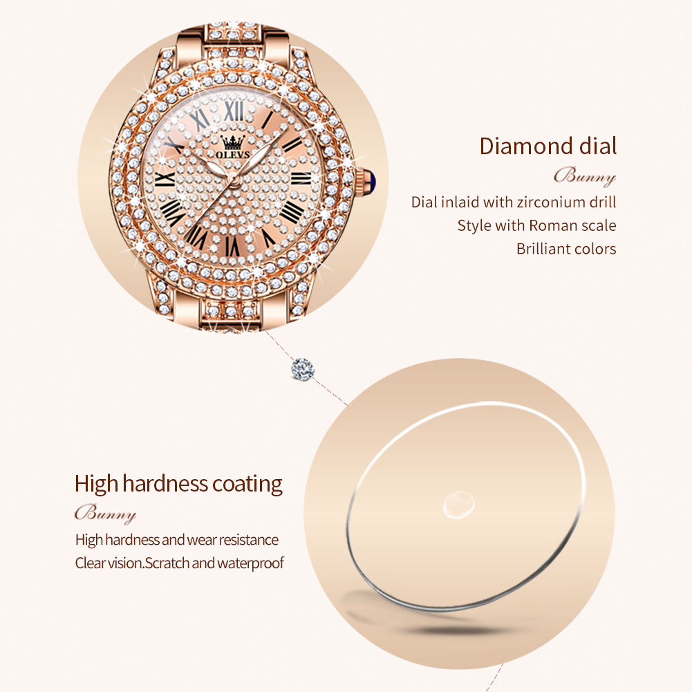 OLEVS 9943 reloj de cuarzo Ori - Luxury Watch Cheap reseña y precio