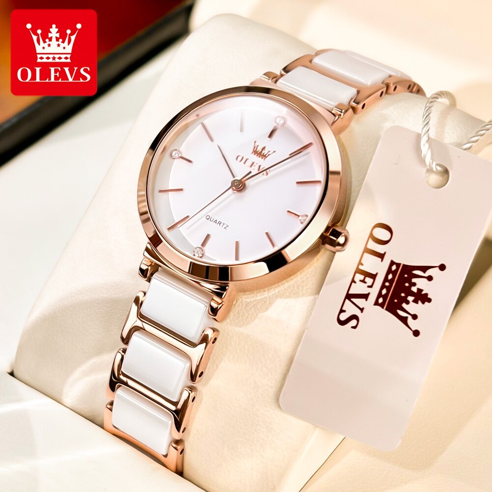 OLEVS-Reloj de cuarzo con corr - Luxury Watch Cheap reseña y precio